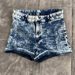 Stretch Denim Shorts